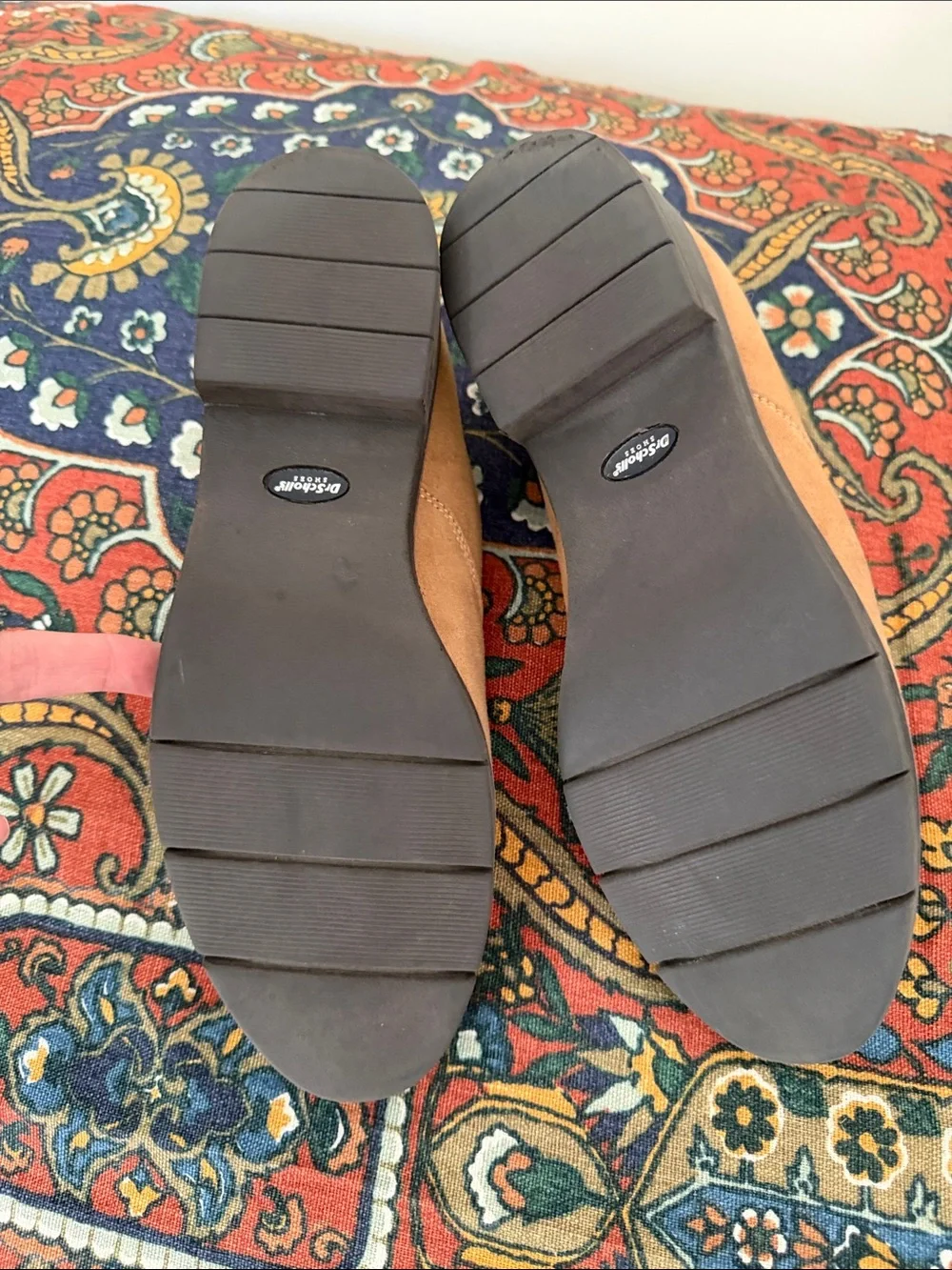 Dr. Scholl's Camel Suede Slip-On Loafers